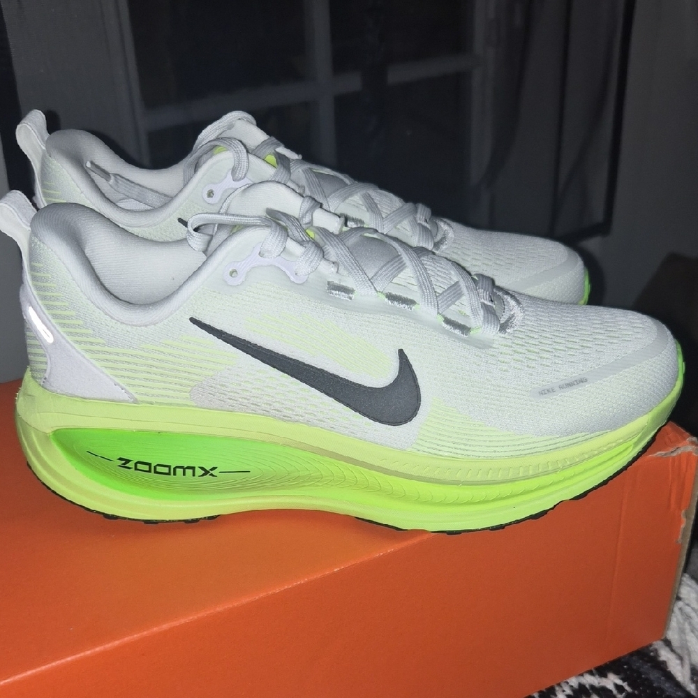 Nike Orange Shoe Box with White Swoosh Logos